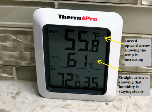 ThermoPro TP-60S Indoor Outdoor Temperature and Humidity Monitor