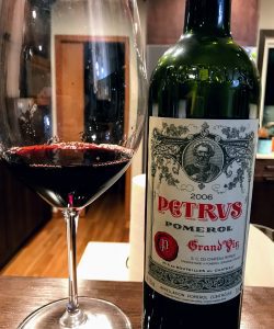 Bottle of Petrus