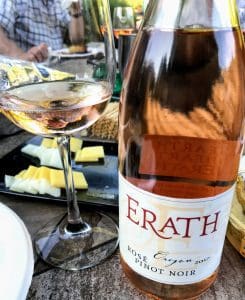 Erath Pinot noir rose wine