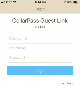 CellarPass mobile screenshot