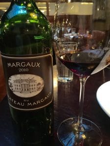 Some estates, like the First Growth Chateau Margaux, even make a "Third Wine" which in exceptional vintages like 2010 can be outstanding values. I was very excited to see this wine on the list of Goodman's Steakhouse in London.